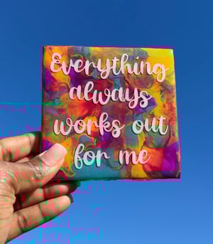 AFFIRMATIONS COASTER SET 