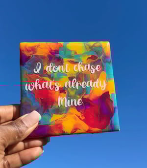 AFFIRMATIONS COASTER SET 