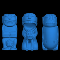 Image 1 of Cannibal Trio STL Files for 3D Printing