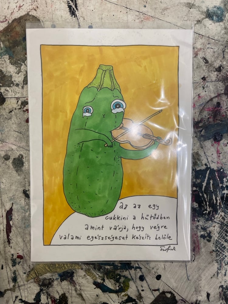 Image of Szofink: Az az egy cukkini a hűtőben