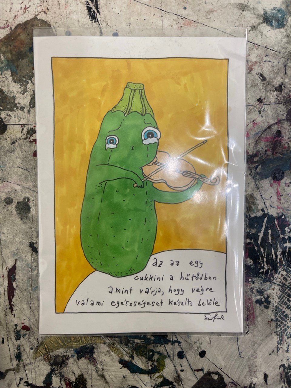 Image of Szofink: Az az egy cukkini a hűtőben