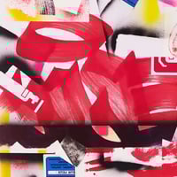 Image 3 of Collage street art sur panneau 50x70 cm – JZatoichi – 0176