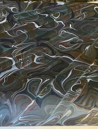 Image 4 of Marbled Fantasy Swirl on Black