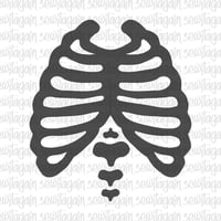 Front Ribs Digital Stencil PDF Pattern