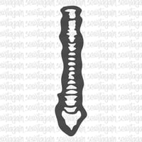 Image 1 of Spine Digital Stencil PDF Pattern