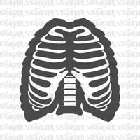 Image 1 of Front Ribs Digital Stencil PDF Pattern #7
