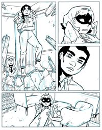 Image 1 of GODSLAVE Original Comic Page CH 7 PG 90