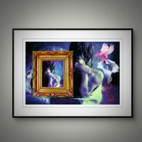 Image 4 of 'Pink Bird and Frame'
