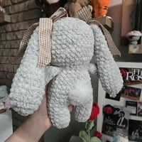 Image 2 of Gray Bunny With Bow