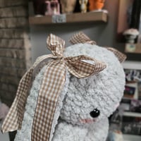 Image 3 of Gray Bunny With Bow