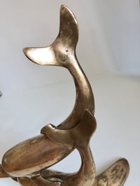 Image 4 of Vintage Brass Dolphins