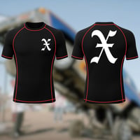 Image 8 of Old English Big X Ranked Rashguard