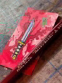 tiny knife - blood splatter edition