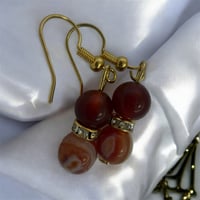 Amber Glow Carnelian Drops
