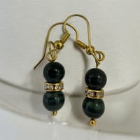 Malachite Aura Drop Earrings