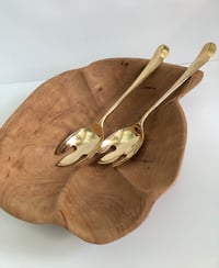 Image 6 of Vintage Mid Century Wood Shell Bowl