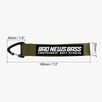 Image 2 of INDY LABEL WRIST LANYARD