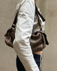 Image 2 of BROWN LEATHER MINI BAG