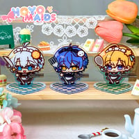 Image 2 of Hoyomaids Maids - Standees ✨( Flins / Aventurine / Phainon )