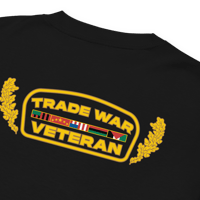 Image 3 of Trade War Veteran 💹📉🎖️ Long Sleeve T-Shirt 🆕