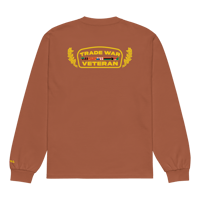 Image 13 of Trade War Veteran 💹📉🎖️ Long Sleeve T-Shirt 🆕