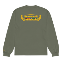 Image 18 of Trade War Veteran 💹📉🎖️ Long Sleeve T-Shirt 🆕