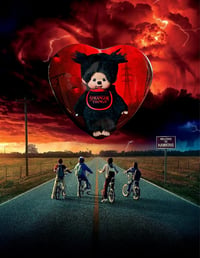 Image 1 of monchhichi girl X stranger things 