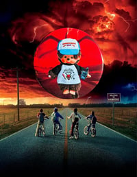 Image 1 of monchhichi boy X stranger things 