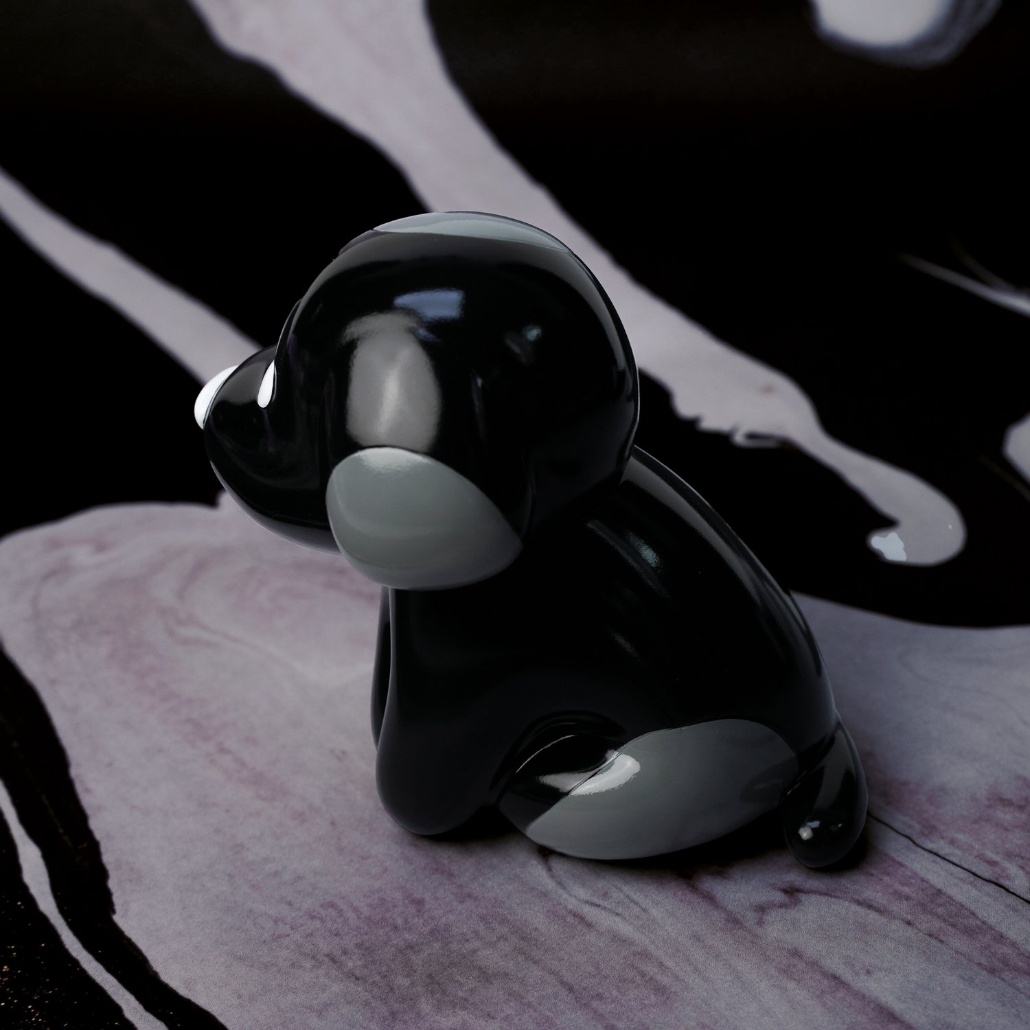 Image of MATSUI DOGS SPLAT!  EDITION (BLACK & WHITE)