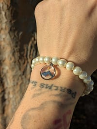 Image 2 of Freshwater Pearl Mountain and Mustard Seed Bracelet 
