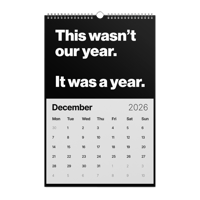 Image 5 of Huge Wall Calendar (2026) - 12 MONTHS OF LOWER EXPECTATIONS