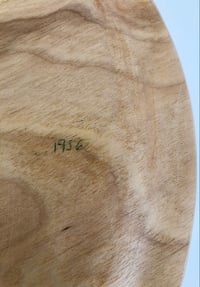Image 3 of Vintage 50's Wood Tray