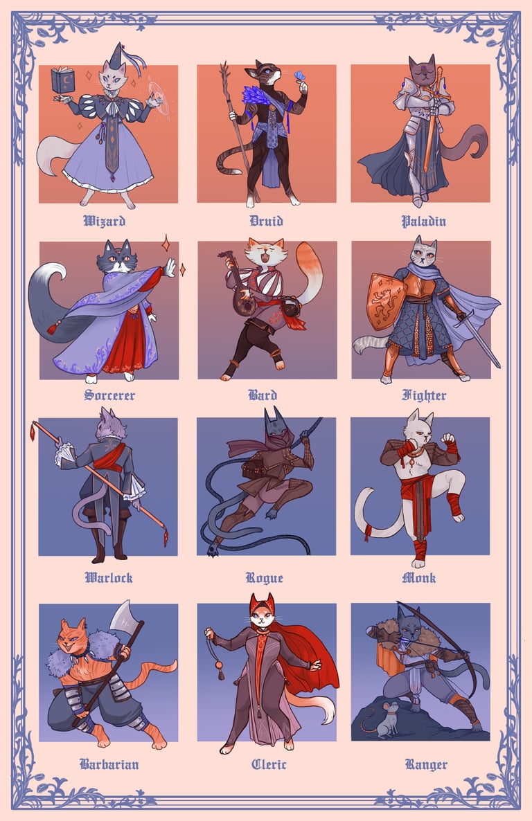Kitty Classes 11 x 17 Print