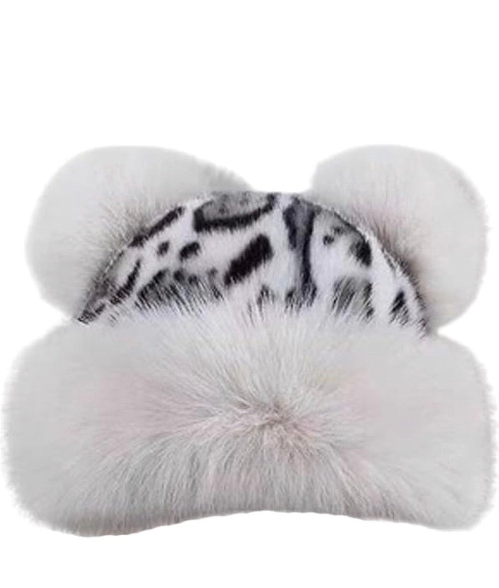 Image of Faux Fur Teddy Bear Hat 🧸