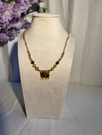 Image 1 of  Woven- Green Tourmaline/ Citrine