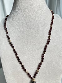 Image 3 of  Garnet & Tahitian Pearl Sautoir 