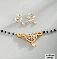 Image 2 of elegant black-bead jewelry set 