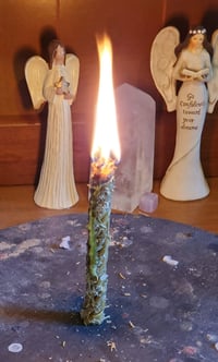Image 2 of Ritual Candle of Intention for witchcraft spell casting for Love, Money, or Protection