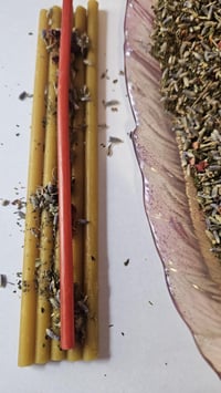 Image 7 of Ritual Candle of Intention for witchcraft spell casting for Love, Money, or Protection