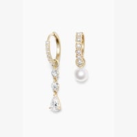 Image 4 of Baby Pearl Huggie Hoop (Single piece)