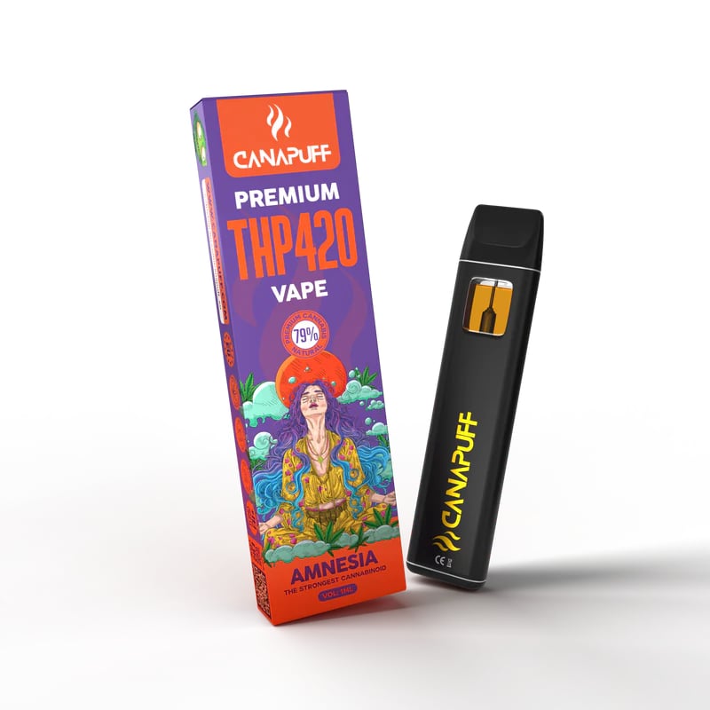 THP420 Vape Amnesia 79%  Strong Sativa 1ml