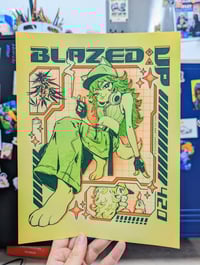 Image 1 of Weed cat 2.0 4 color riso print 