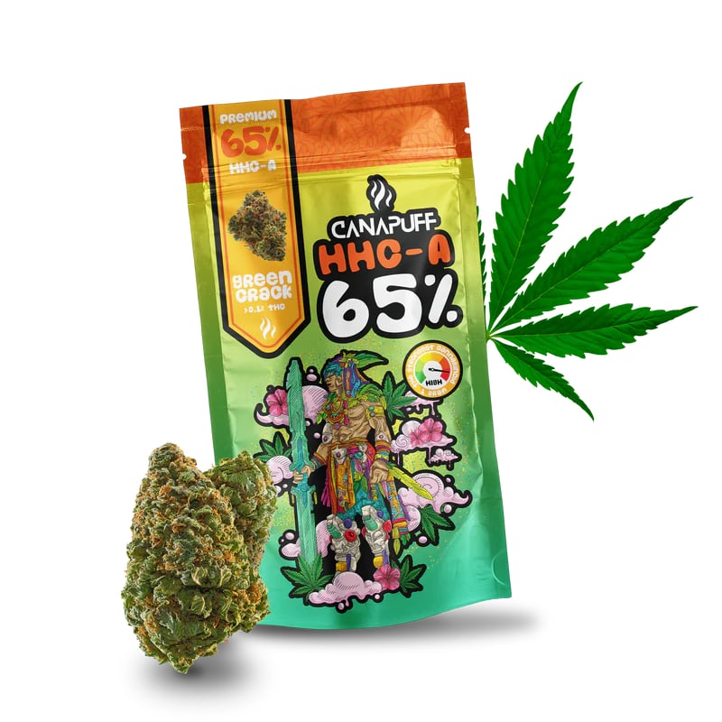 HHC-A Cvijeće Zelena pukotina 65% Strong Sativa 1g