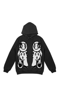 Memu black and white hoodie plus plushie deal 