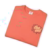 Image 2 of Retro 'Here & Now' Coral T-Shirt — Vintage Surf Vibe