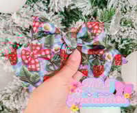 Image 2 of Blue Plaid Strawberries 