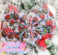 Image 3 of Blue Plaid Strawberries 