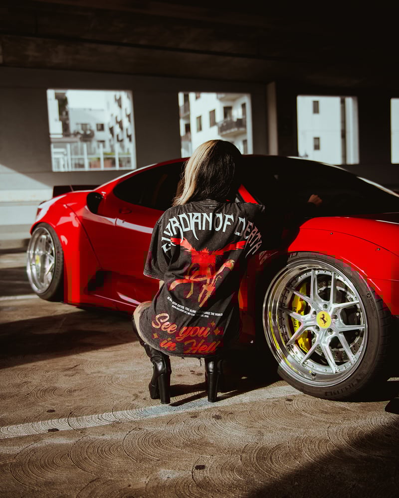 Image of Guardian Of Death Acid Wash Tee