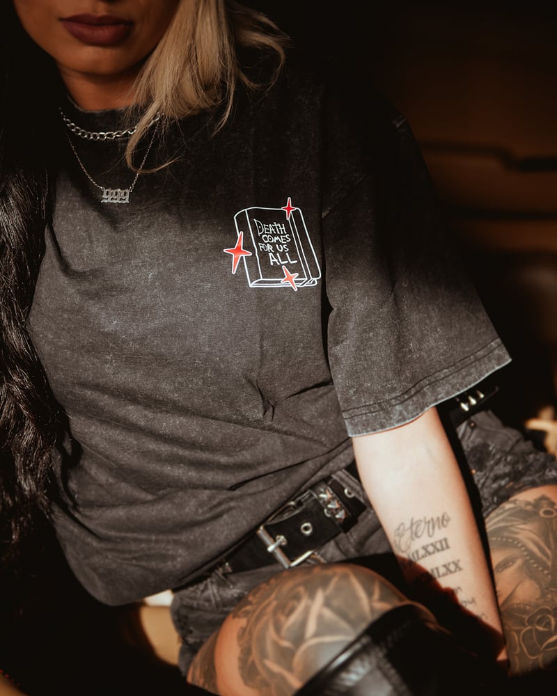 Image of Guardian Of Death Acid Wash Tee