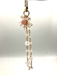 Image 1 of Cloud Dancers Simple White Dangling Purse Charm | • Clarity • Longevity • Love